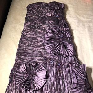 Purple Mermaid Special Occasion Dress